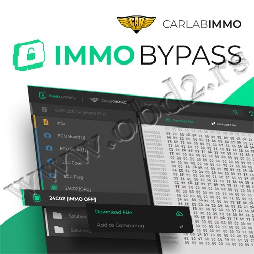 Immo Bypass database